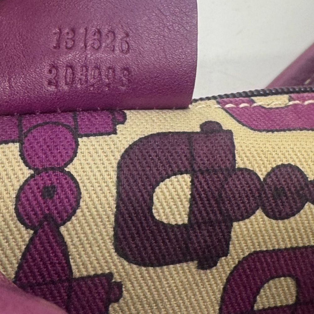 Gucci Magenta Purple Guccisima GG Signature Abbey D Ring Crossbody Messenger Bag - Picture 15 of 16